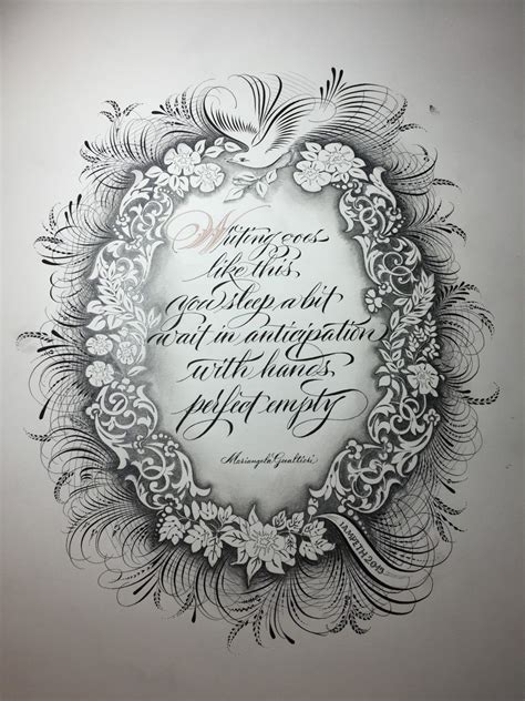 Artwork Iampeth Site Pointed Pen Calligraphy Calligraphy Drawing