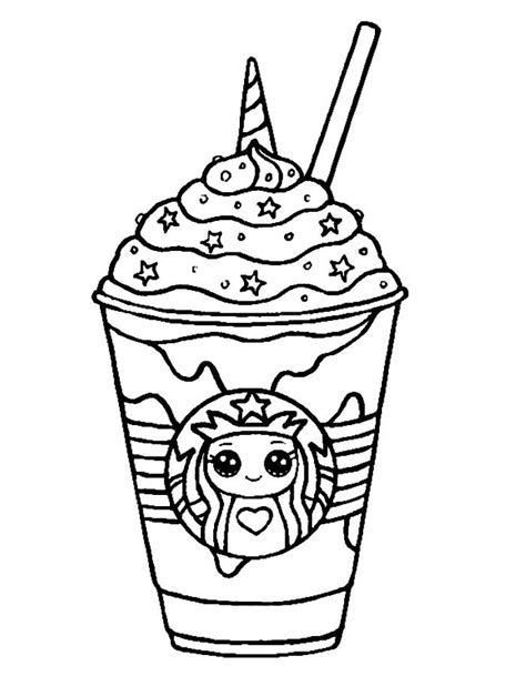 Starbucks Coloring Pages Free Printable PDF Sheets