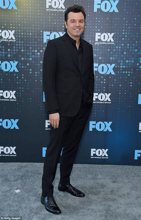 David Duchovny And Gillian Anderson Reunite At The Fox Upfronts Seth Macfarlane House Seth