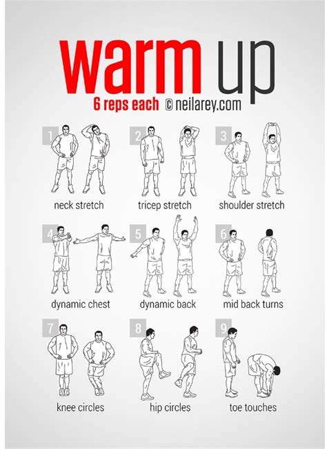 Pre Workout Warm Up And Benefits Musely