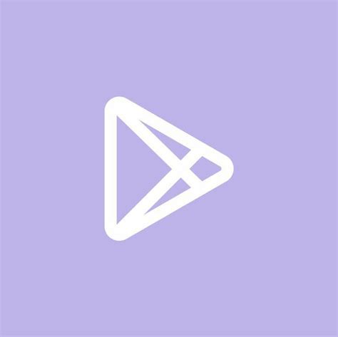Play Store Purple Android Ícones Personalizados Ícone De App Ícones