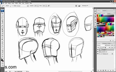 Part 2 Tutorial Drawing Headsfaces From Different