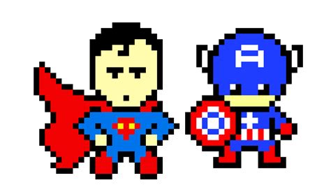 Super Hero Pixel Art Hd Png Download Transparent Png Image Pngitem Images