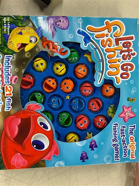 Clearance Depot New Lets Go Fishin Game By Pressman The Original