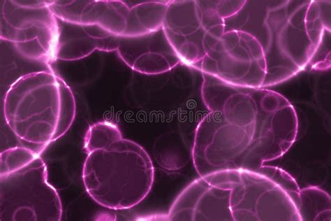 Illustrated Background With Simulation Of Human Cells Seen Under A