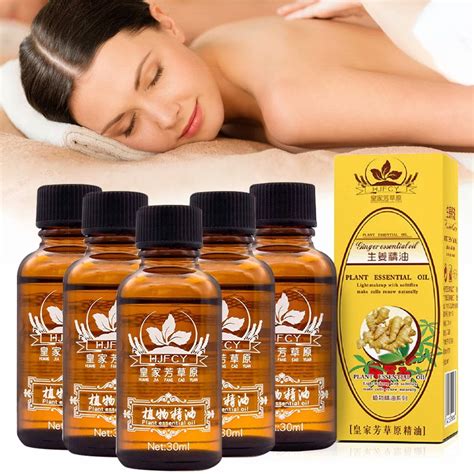 Natural Ginger Massage Oil Muscle Rub Oil Spa Massage Oils Repelling