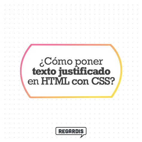 Cómo poner texto encima de una imagen con HTML CSS Regardis