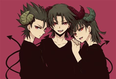 Anime Triplets Demons Animemanga Or Anything I Want