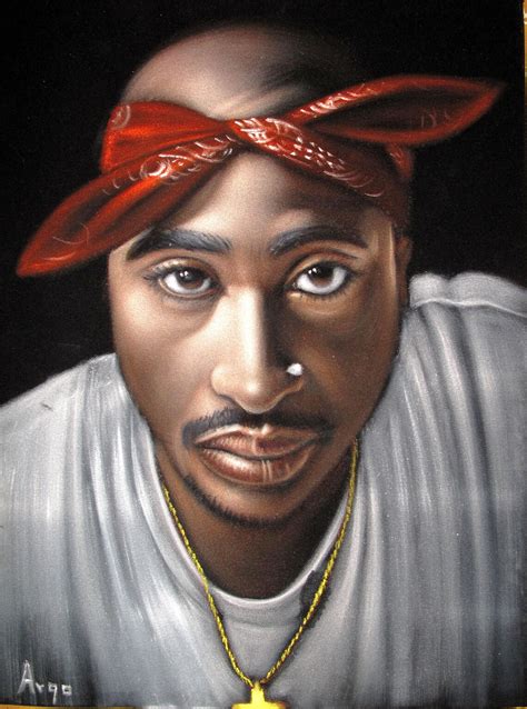 Tupac Shakur 2pac Portrait Original Oil Painting Black Velvet Etsy Uk
