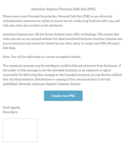 American Express Phishing Scamcz