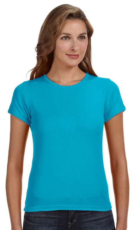 Anvil Womens 100 Cotton Ribbed Scoop Neck Cap Sleeve Bottom Hem T Shirt 1441 Ebay