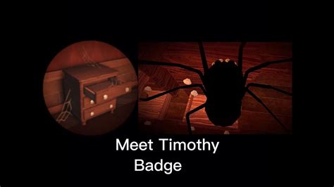 how to get “meet timothy” badge in doors roblox doors youtube