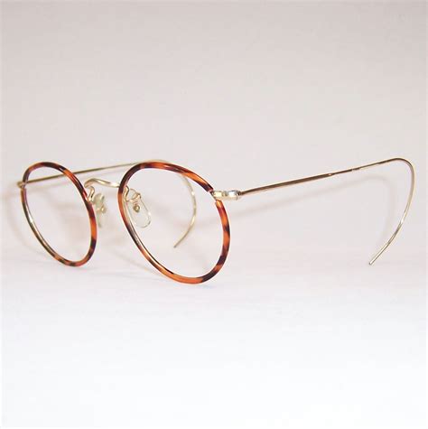 classic gold filled panto eye spectacles by algha dead men s spex