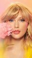 Beautiful Taylor Swift With Flower 4K Ultra HD Mobile Wallpaper