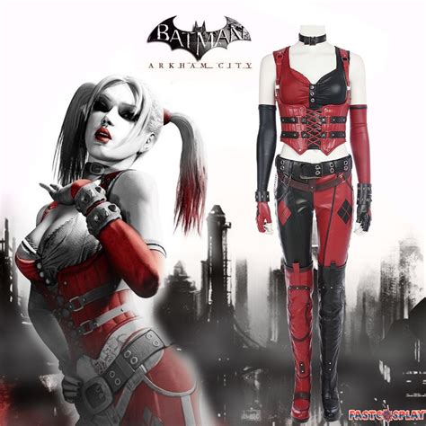 Arkham City Harley Quinn Cosplay Costume