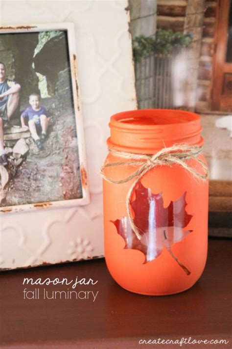 33 Mason Jar Crafts For Fall