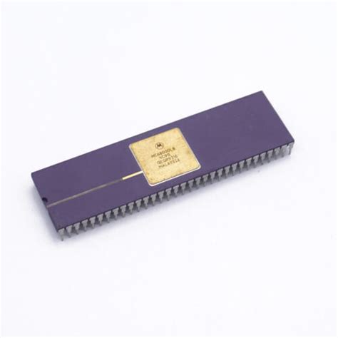 Motorola Mc68000l8 6 Bit Microcontroller Microprocessor Chip Sbc Dip64