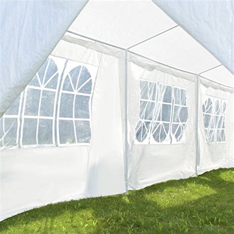 Ideal for trade shows and providing shade. TANGKULA 10'x30' Outdoor Canopy Tent Heavy Duty Steel ...
