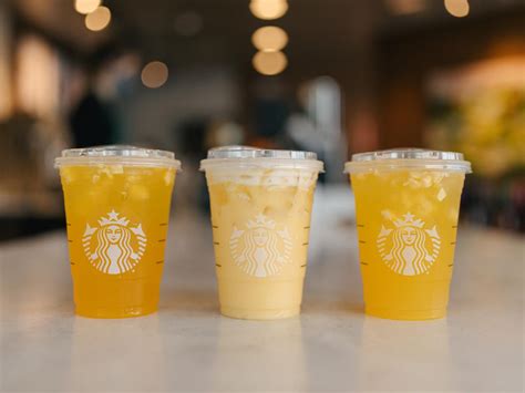 Starbucks New Pineapple Passionfruit Refresher Tastes Just Like A Piña