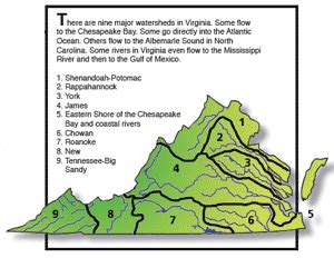 Access virginia almanac furnishing more details on the state geography, geographical and land regions, climate and weather, elevation, land areas, bordering states, and other statistical data. Major Bodies Of Water In Virginia - Blond Anal Amateur