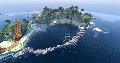 Akaruishima The Feudal Japanese Island Minecraft Map