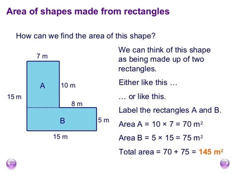 Area Of Rectangles
