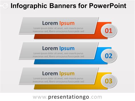Infographic Banners For Powerpoint Presentationgo Powerpoint