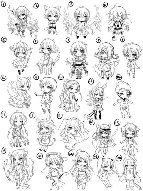 Free Chibi Coloring Pages Jambestlune