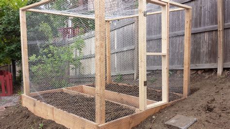 In cases where you do vegetables growing next to chicken breeding, this type of fence functions precisely. Squirrel Proof! Garden Box Covered in Chicken Wire | Being ...