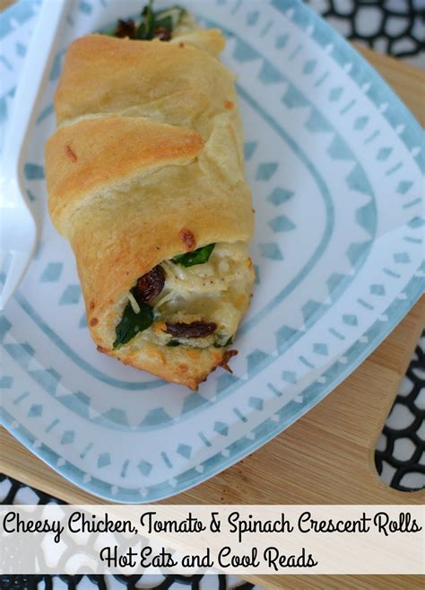 Hot Eats And Cool Reads Cheesy Chicken Sun Dried Tomato And Spinach