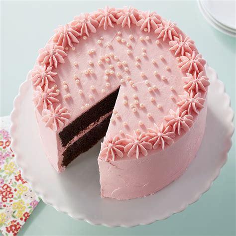 Pink Pearl Cake Recipe Pink Birthday Cakes Cake Decorating Easy Cake