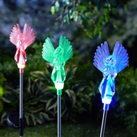 Mainstays Solar Angel Color Changing Led Stake Light