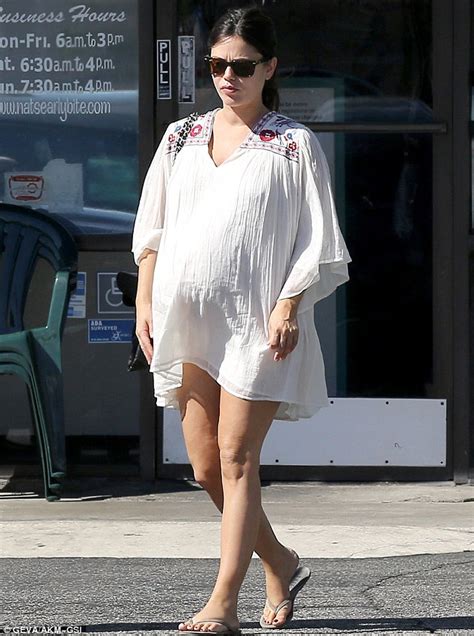 rachel bilson wears yet another stylish maternity dress as she steps out in la daily mail online