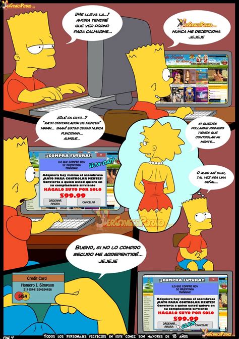Cómic porno de Los Simpson con el capítulo 1 compra futura Comics XXX