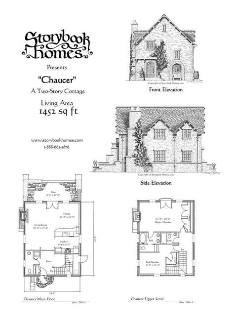 Storybook House Plan Storybook Homes Cottage Floor Plans