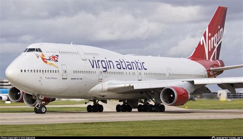 G Vroy Virgin Atlantic Airways Boeing 747 443 Photo By Emil Zegnalek