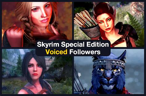 Best Voiced Follower Mods For Skyrim Special Edition Lucrorpg