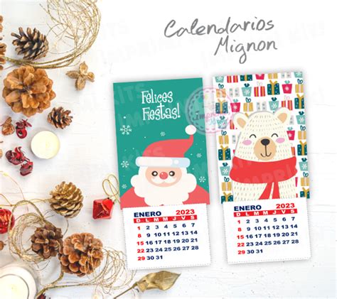 Kit Imprimible Calendario Mignon Fiestas Navidad Imprimikits Images And Photos Finder