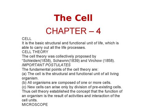 4.1 chemical composition of the cell. 1st Year Biology Easy Notes Chapter # 4 (The Cell)