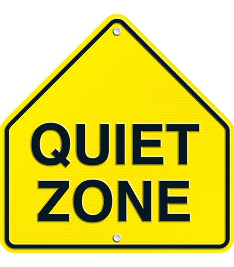 Quiet Zone Two Sided Sign Teachers Bazaar