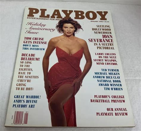 Playboy Magazine January Joan Severance Peggy Mcintaggart Tom