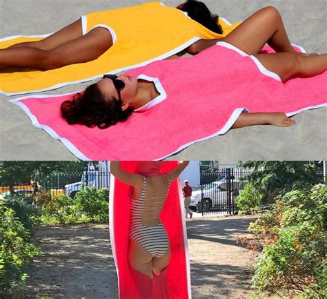 Towelkini Lets You Wear Your Towel To The Beach Beach Skirt Packing
