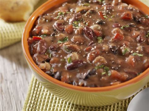 These low carb refried beans are made with canned black soy beans. Low Fat Lentil and Black Bean Soup Recipe