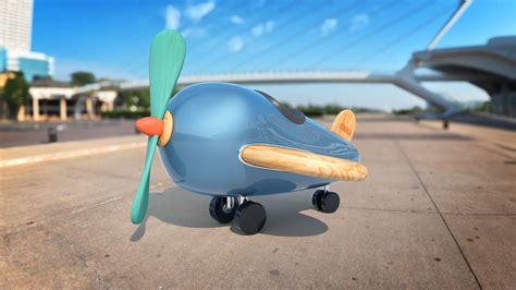 Cartoon Airplane 3d Model Flying Cgtrader