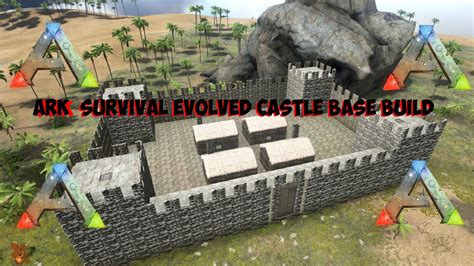 Ark Survival Evolved Time Lapse Castle Build 2 Youtube