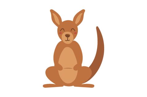 Kangaroo Cute Kawaii Style Svg Cut File By Creative Fabrica Crafts