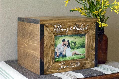 Personalized Wedding Card Box Wedding Card Box Wedding Photo Box