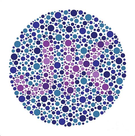 Colour Blindness Test Chart Photograph By Chongqing Tumi Technology Ltd