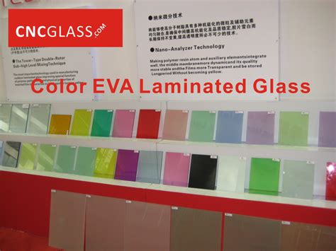 Color Eva Laminated Glass 2 Cncglass Eva Film And Sgp Interlayer