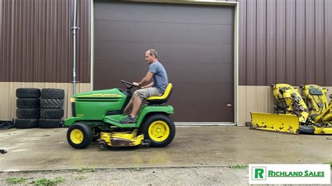 See pictures for the table of content. John Deere 345 (54") Garden Tractor - YouTube